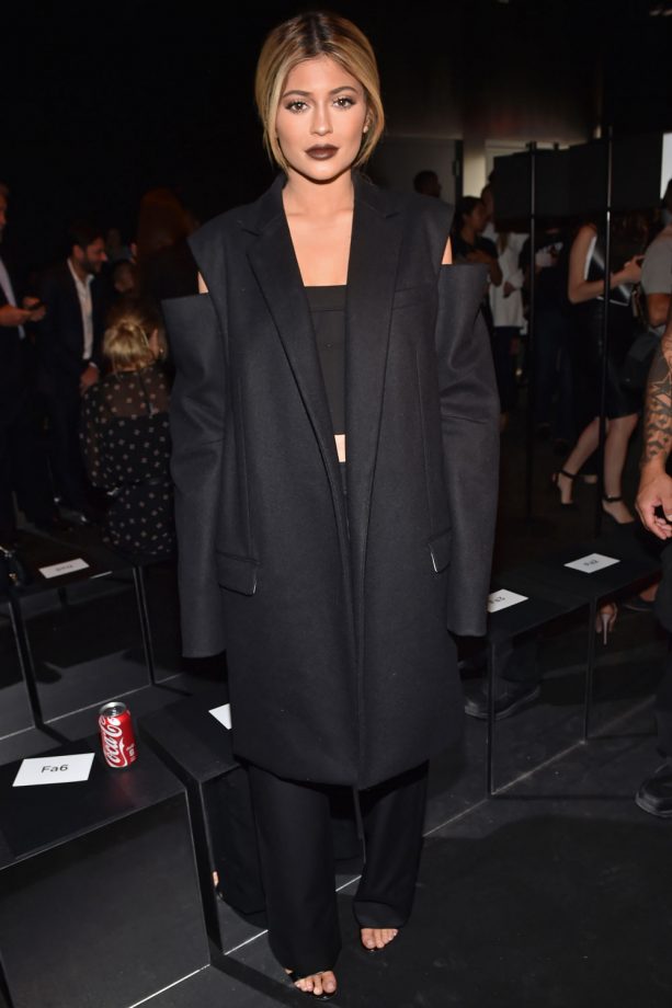 Kylie Jenner Wears An Oversized Trouser Suit At Vera Wang, 2015