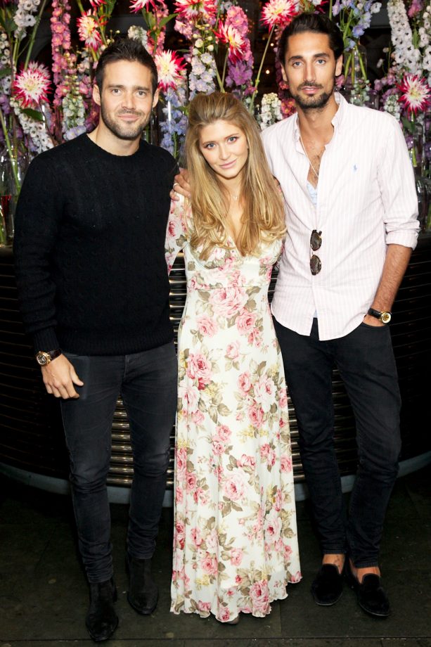 MIC's Spencer Matthews And Lauren Hutton (And Hugo) Cosy Up At The Team Mongolf Party, 2015