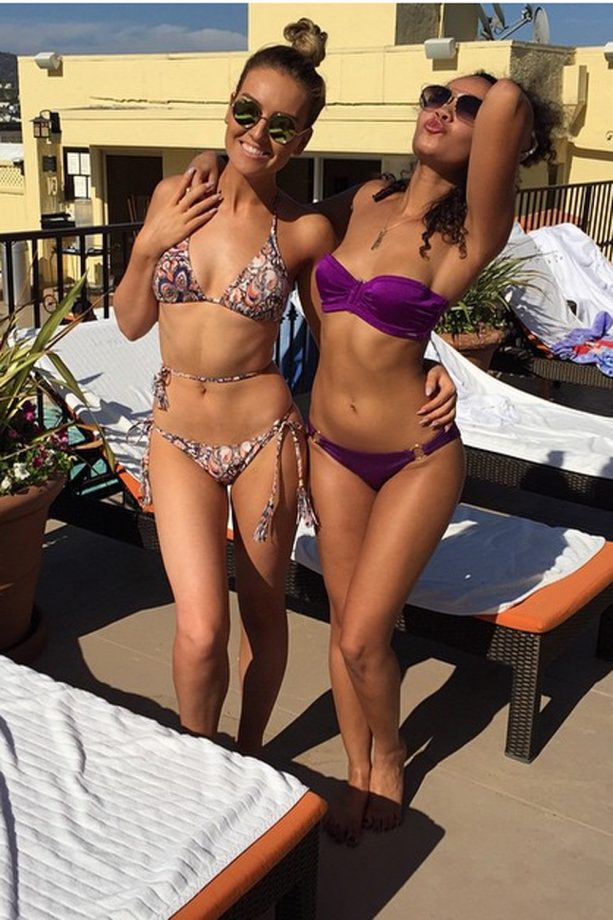 Little Mix's Perrie And Leigh-Anne Sizzle In The LA Sun, 2015