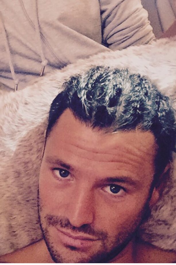 Mark Wright Lets Wife Michelle Keegan Give Him A Hair Makeover, 2015