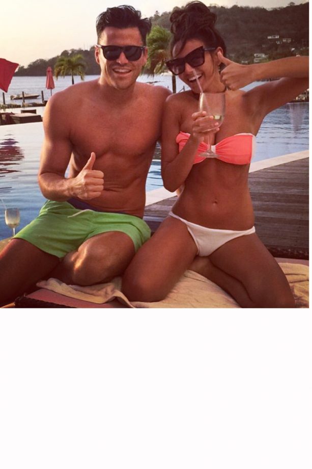 Michelle Keegan And Mark Wright On Holiday In Dubai, 2015