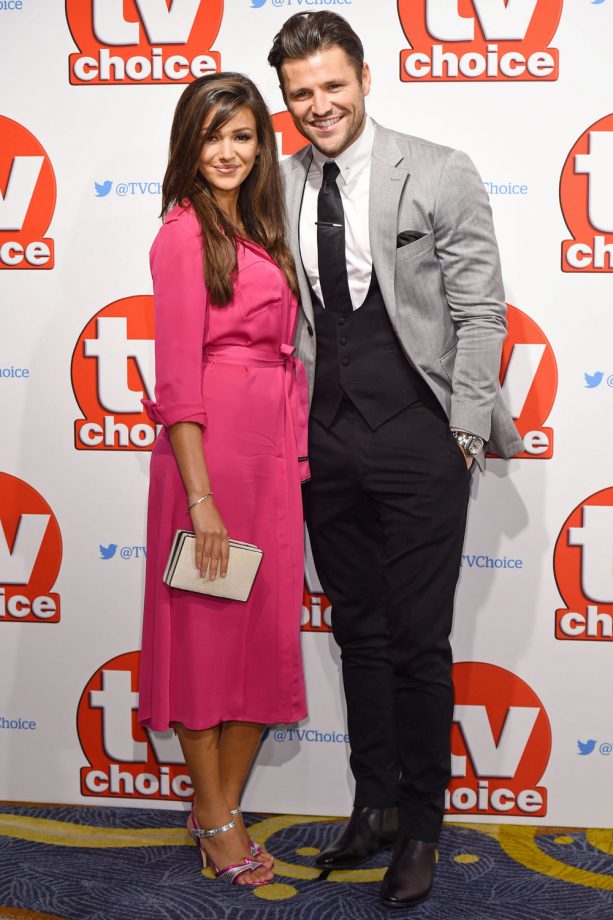 Michelle Keegan And Mark Wright Step Out At The TV Choice Awards, 2015