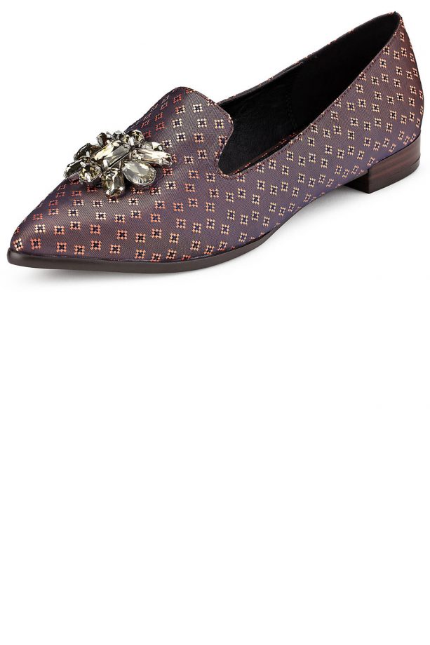 M&S Gem Embellished Pointed Toe Loafers, £35