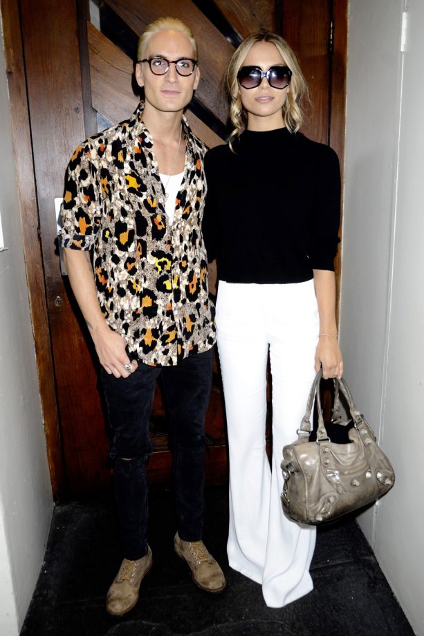 Oliver Proudlock and Girlfriend Emma Louise Connolly At London's Soho House, 2015