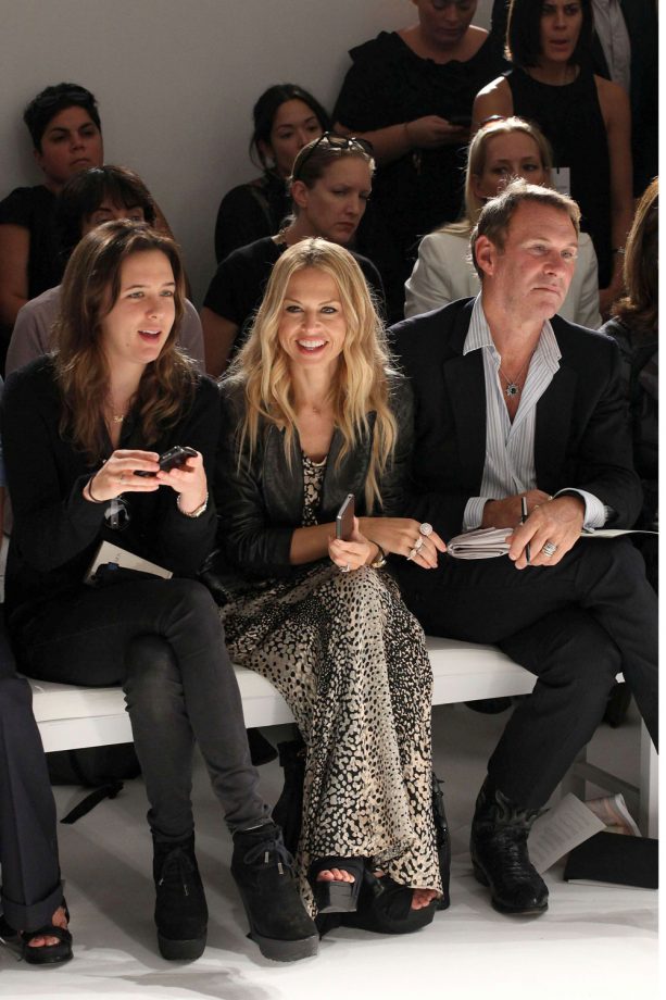 Rachel Zoe Watches The Calvin Klein Show At New York Fashion Week, 2011