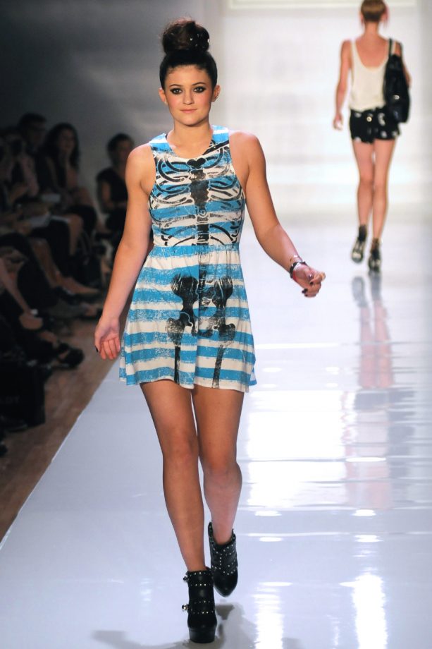 Kylie Jenner Wears Abbey Dawn By Avril Lavigne At The SS13 Show, 2012