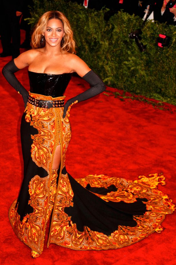 Beyoncé Opts For A Givency Split Train Gown At The Met Gala, 2013