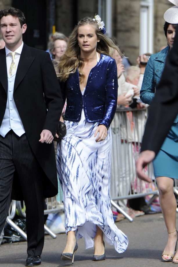 Cressida Bonas Attends The Wedding Of Lady Melissa Percy In Northumberland, 2013