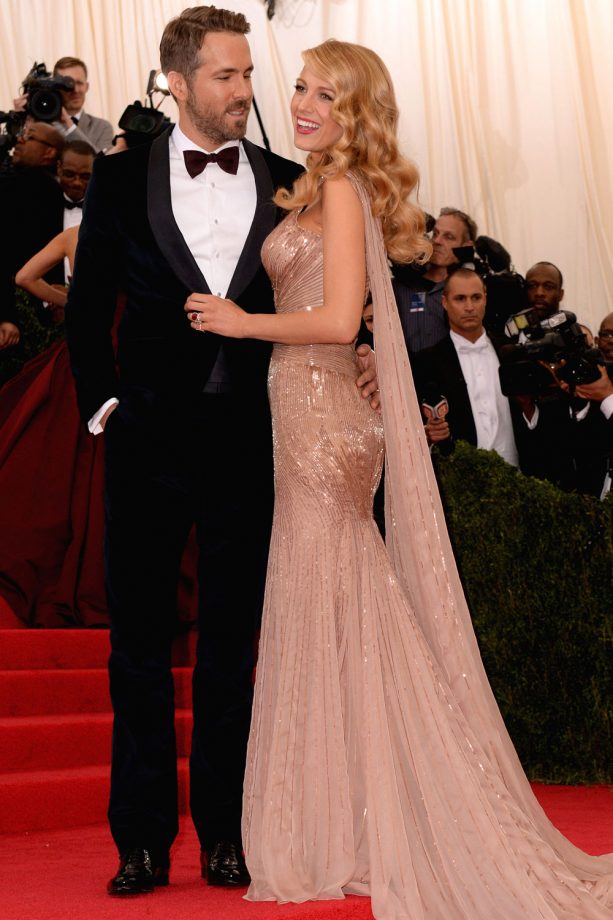 Blake Lively And Ryan Reynolds Dazzel At The Met Gala, 2014