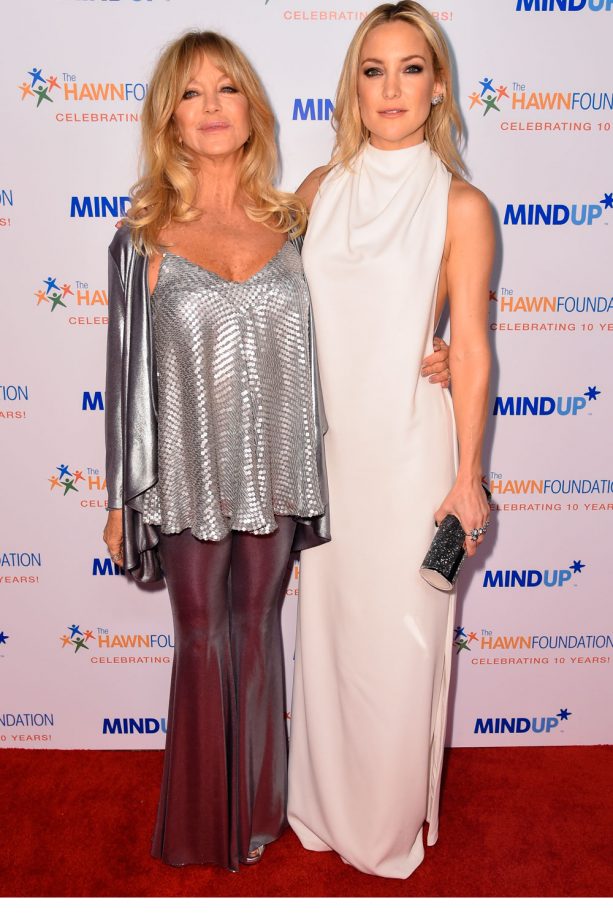Goldie Hawn And Actress Daughter Kate Hudson Attend A Charity Event Together In LA, 2014