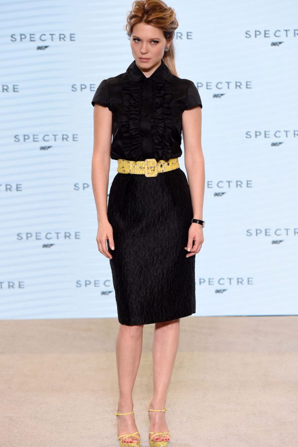 Lea Seydoux Attends The 'Spectre' Film Photocall In london, 2014