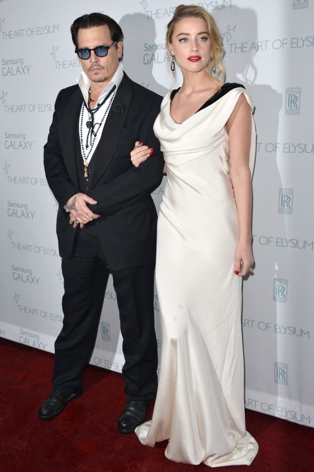 Johnny Depp And Amber Heard Rock The Art Of Elysium Heaven Gala, 2015