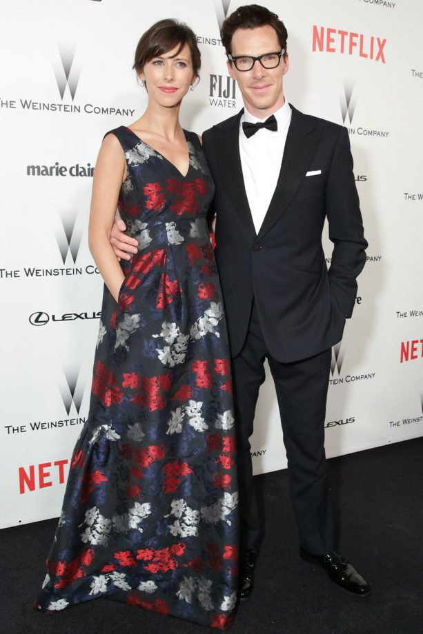 Benedict Cumberbatch And Sophie Hunter Hit The Golden Globe Awards, 2015