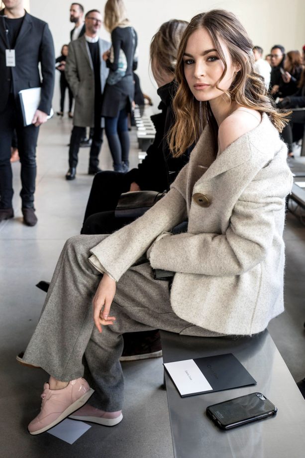 Laura Love At The Calvin Klein Show, 2015