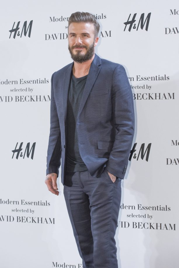 David Beckham At The H&M Launch, 2015