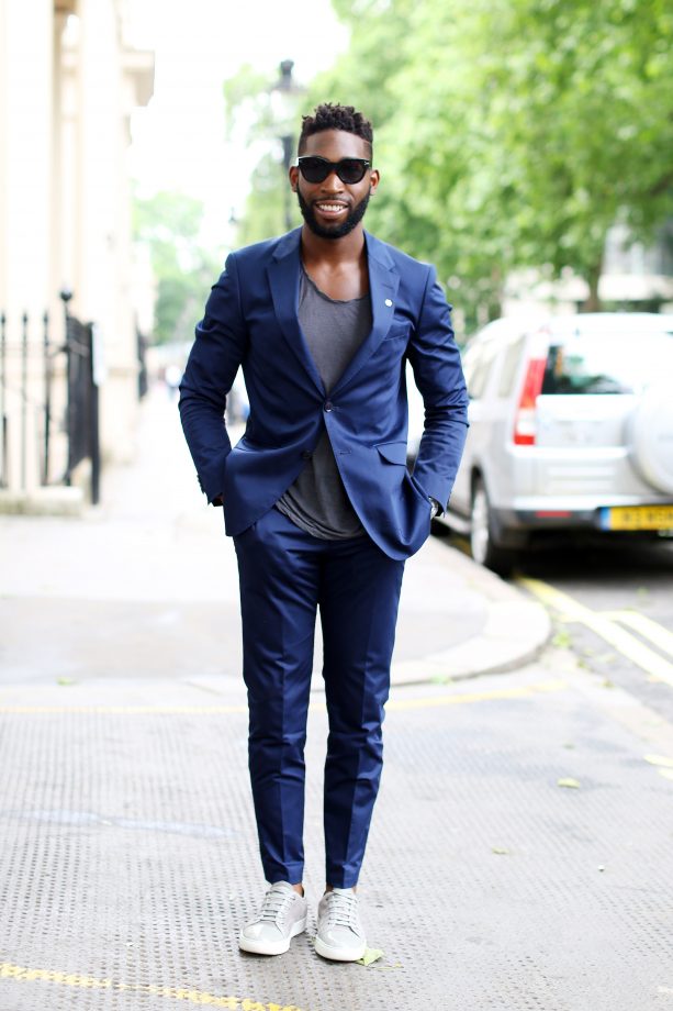 Tinie Tempah Street Style At London Collections: Men, 2015