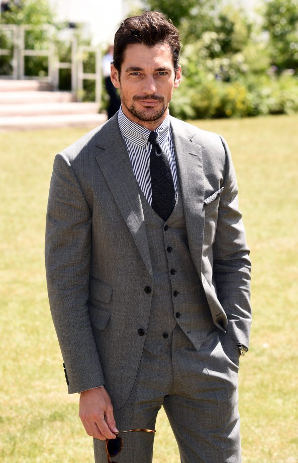 David Gandy Burberry Prorsum Fashion Show, 2015
