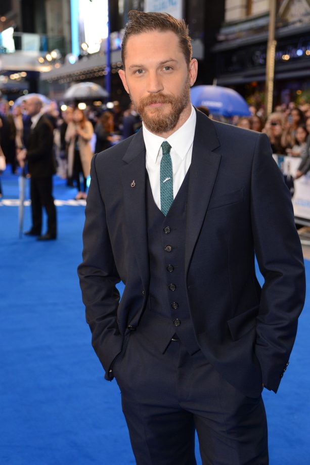 Tom Hardy Attends The 'Legend' Film Premiere In London, 2015