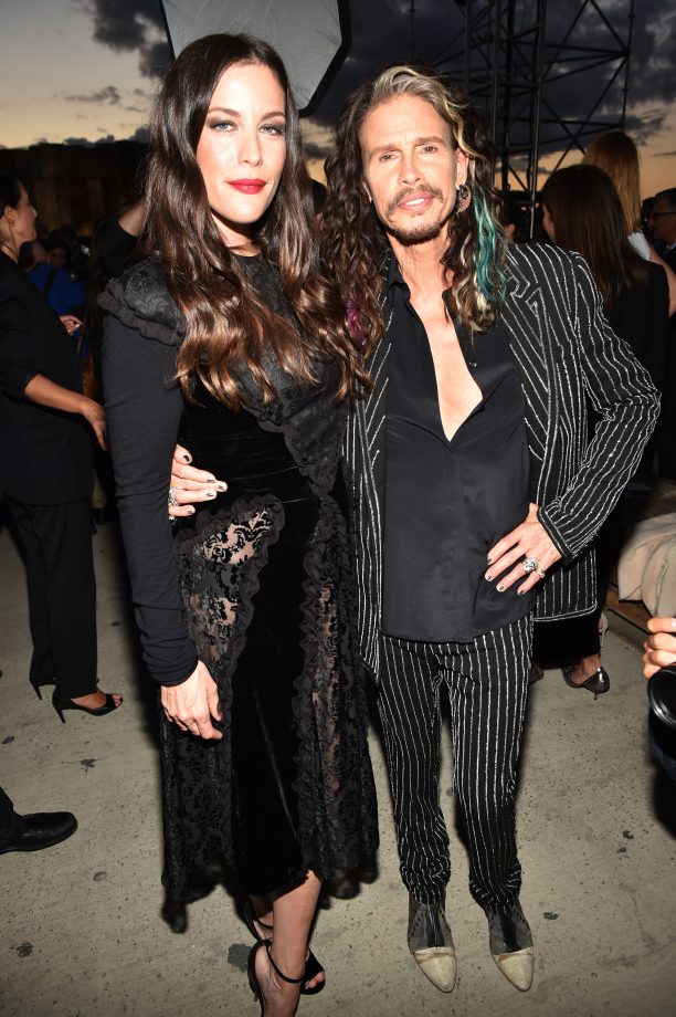 Liv Tyler And Steven Tyler At New York Fashion Week, 2015