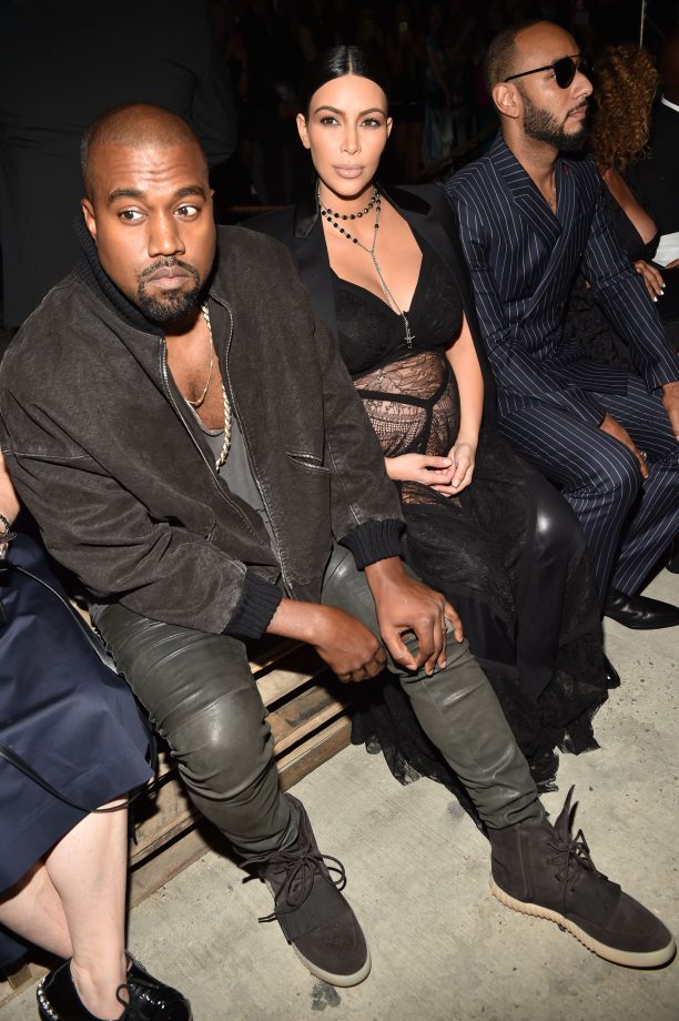 Kanye West And Kim Kardashian At The Givenchy Show, 2015
