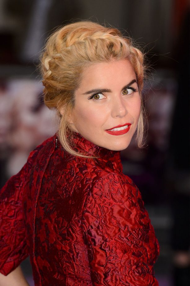 Paloma Faith Shows How A Plait Can Work For A Boho Prom Look, 2015