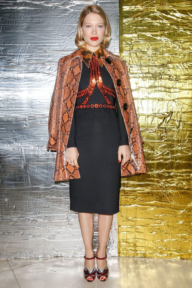 Lea Seydoux At The Miu Miu SS16 Show In Paris, 2015