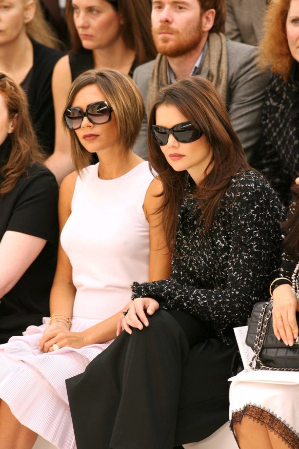 Victoria Beckham And Katie Holmes Watch Chanel At Paris Fashion Week, 2006