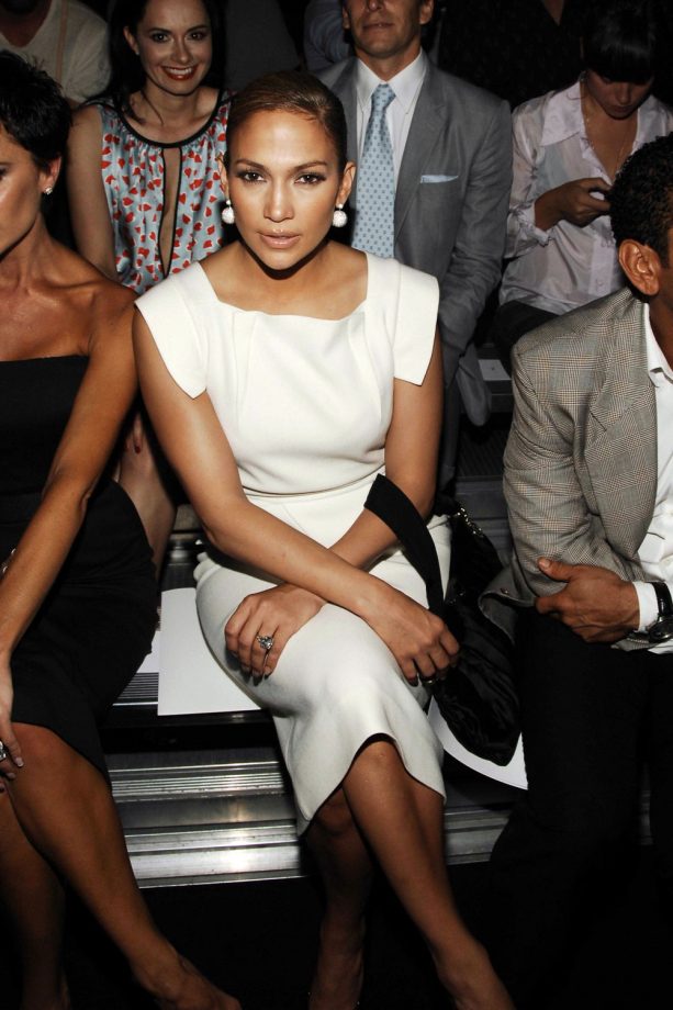 Jennifer Lopez At Marc Jacobs At New York Fashion Week, 2008