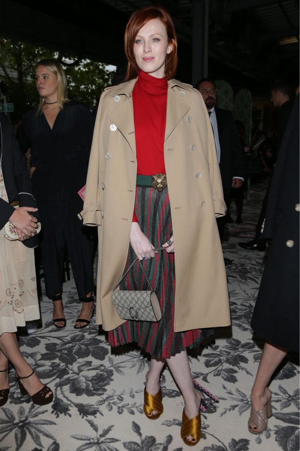 Karen Elson At The Gucci show, 2015