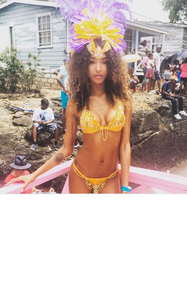 Jourdan Dunn Holiday's With Rihanna In Barbados, 2015