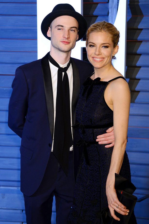 Sienna Miller And Fiancé Tom Sturridge At The Oscars, 2015