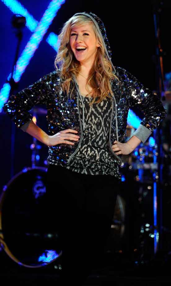 We Love Ellie Goulding's Sequin Hoody At Last Year's Brit Nominations Party, January 2010