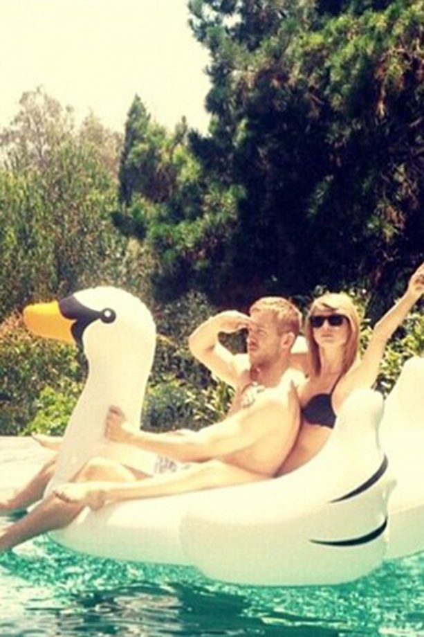 Taylor Swift Shares Her First Ever Instagram Photo Of Boyfriend Calvin Harris, 2015