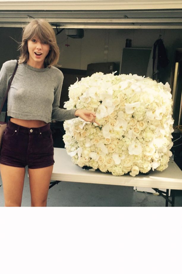 Taylor Swift Shares A Photo Of Her Extravagant Gift From New BFF Kanye West, 2015