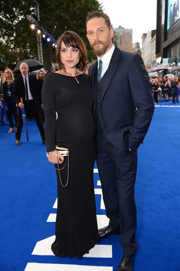 Tom Hardy's Wife Charlotte Riley Announces Her Pregnancy By Debuting Her Bump At The 'Legend' Premiere, 2015