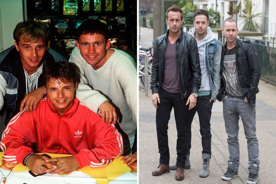 911 As The Baby-Faced Boyband Of The 90s And As They Are Today, 2015