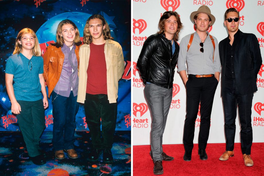 Hanson Burst Onto The Scene As A Fresh Faced Kids And Appear At The IHeart Radio Music Festival, 2013