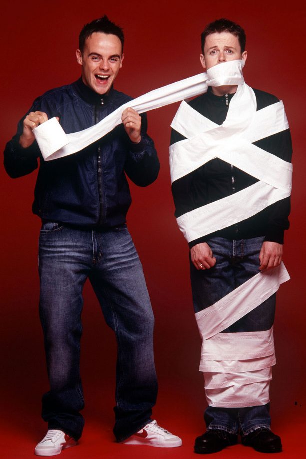 Ant & Dec Promote Their New TV Show 'Saturday Night Takeaway' When It Launched Back In 2002