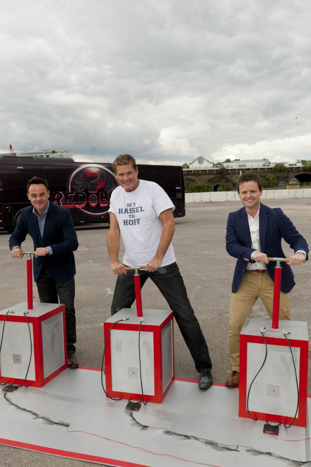 Ant & Dec Challenge The Hoff On 'Red Or Black' TV Show, 2011