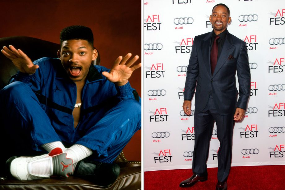 Will Smith As The Fresh Prince Of Bel Air And At The LA Premiere Of 'Concussion', 2015