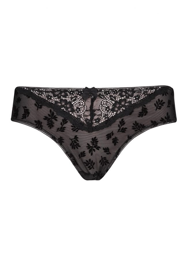 Tu At Sainsbury's Black And Mesh Briefs