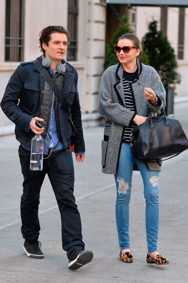 Miranda Kerr And Orlanda Bloom Are Spotted Out Shopping Together After Their Split In New York, 2013
