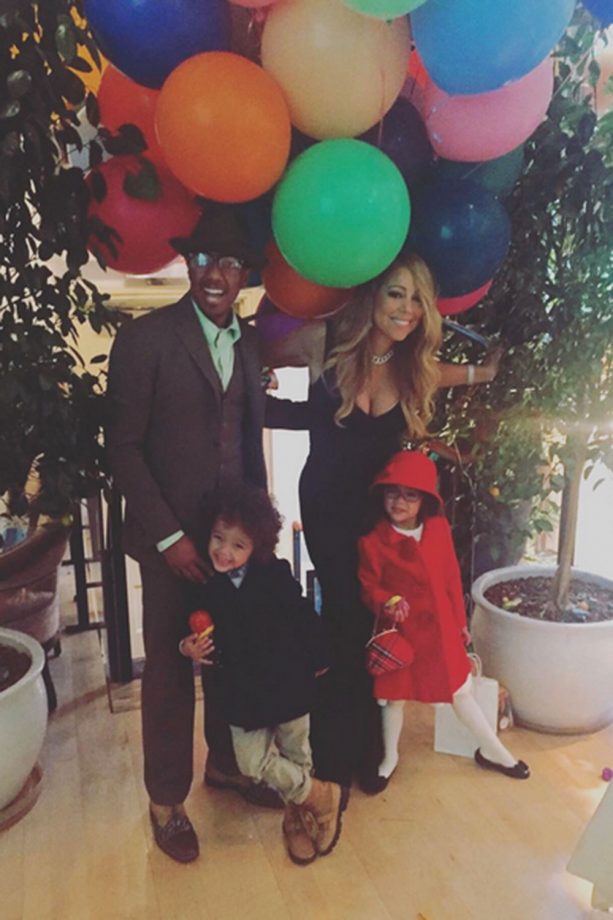 Mariah Carey And Nick Cannon Come Together On Thanksgiving To Spend Time With The Kids, 2015