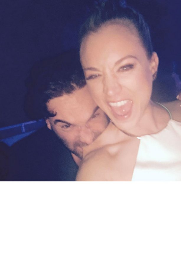Kaley Cuoco And Johnny Galecki Enjoy A Night Out Together In LA, 2015