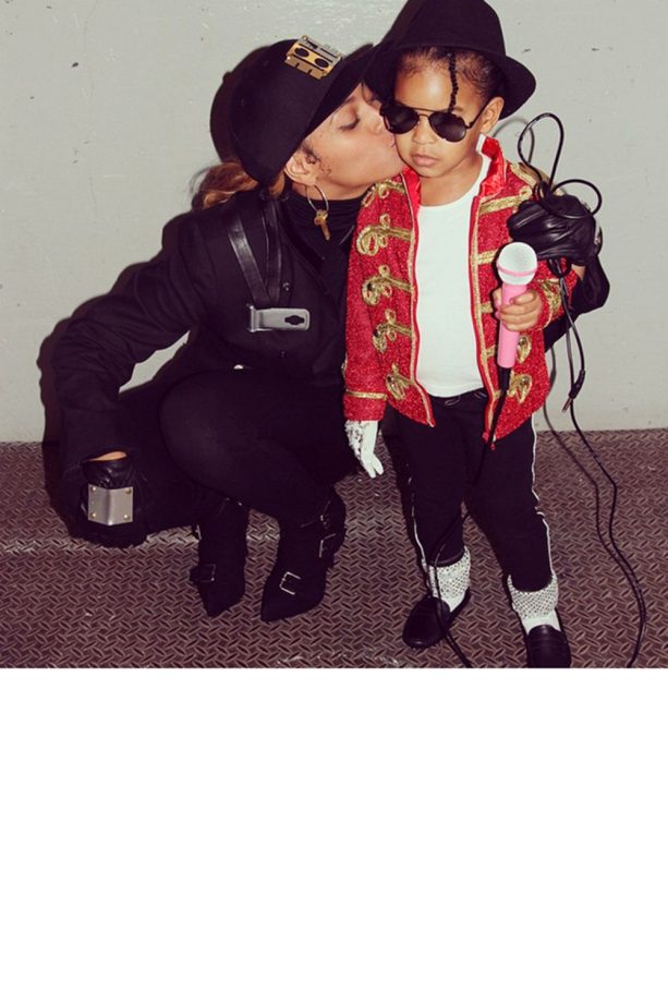 Beyonce Dresses Blue Ivy As Her Idol Michael Jackson For A Halloween Party, 2014