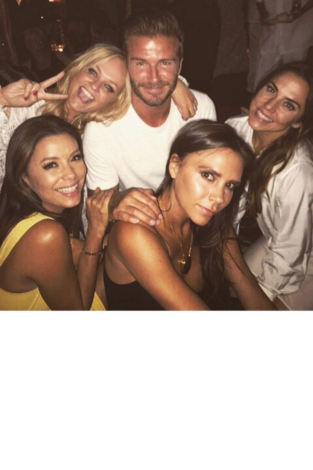 David Beckham Celebrates His 40th Birthday By Joining The Spice Girls, 2015