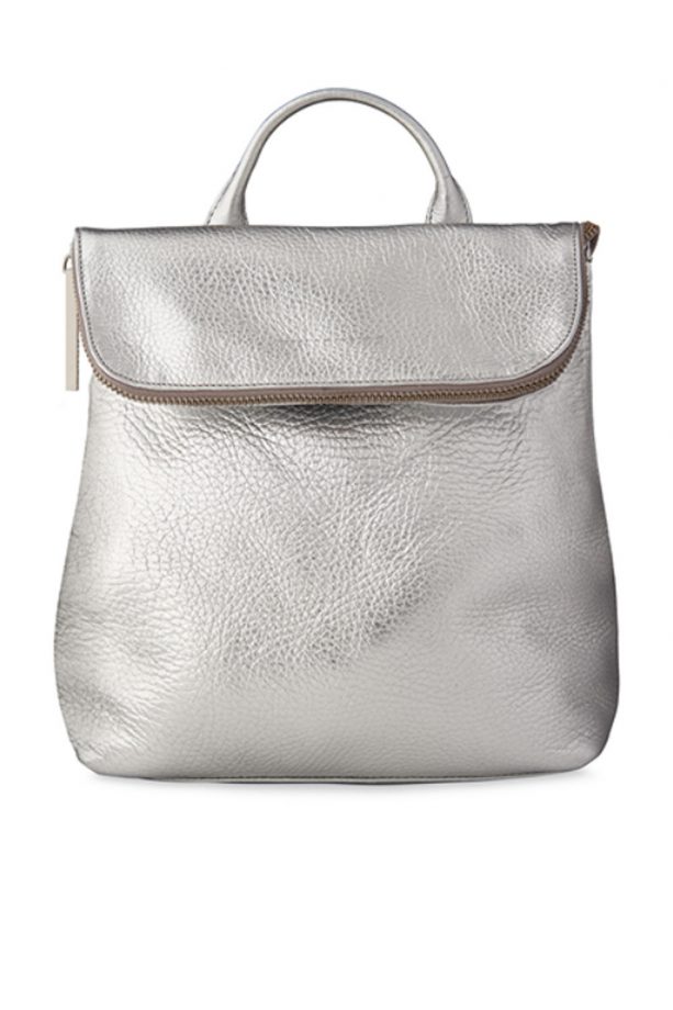 Whistles silver backpack, £190