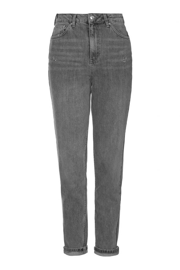 Topshop MOTO Grey Mom Jeans, £40
