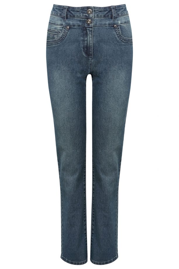 M&Co High Waist Straight Leg Jeans, £26