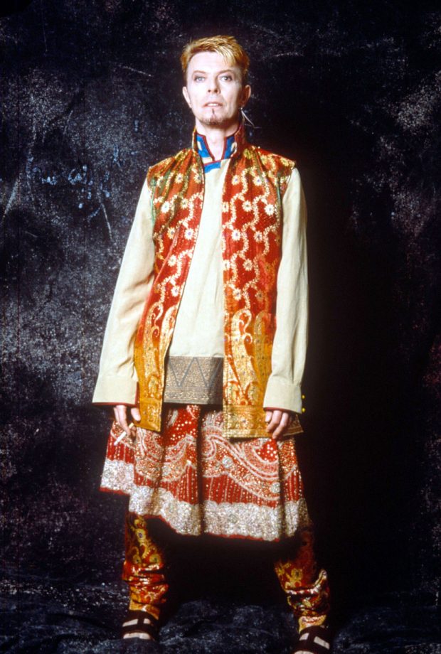 David Bowie Rocking A Cool Cultural Inspired Look, 1997